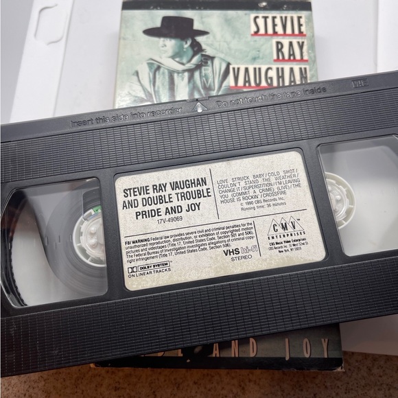 Stevie Ray Vaughan collection of Hits on VHS: Texas Flood: Blues Music: SRV - Picture 3 of 3